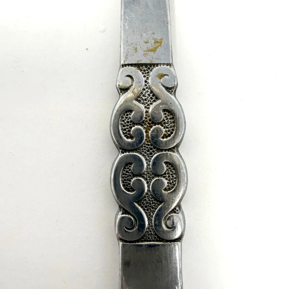 International Stainless Deluxe Danish Scroll Dinner Forks Set of 4 MCM VTG